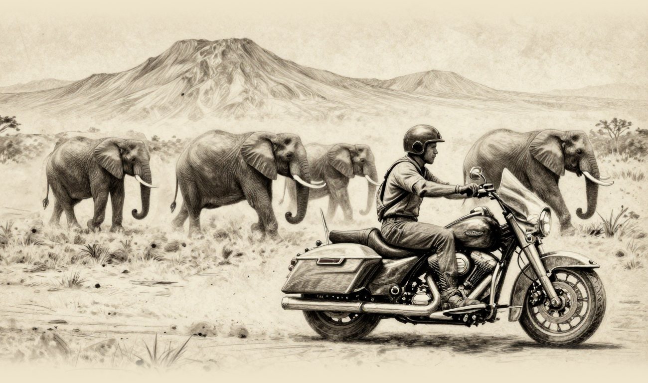 The 4TH Annual Nsefu Wildlife Motorcycle Monkey Run!