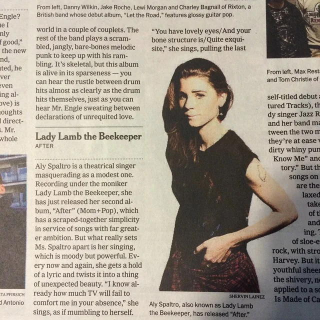 Hey! lil @ladylambjams album review in the nytimes