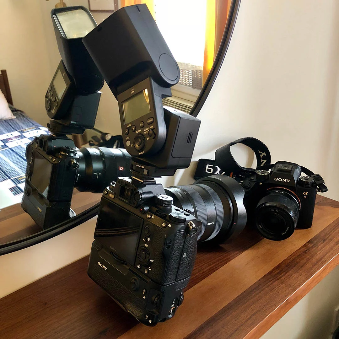 This flash is definitely for people who didn't get into mirrorless just for smaller cameras.