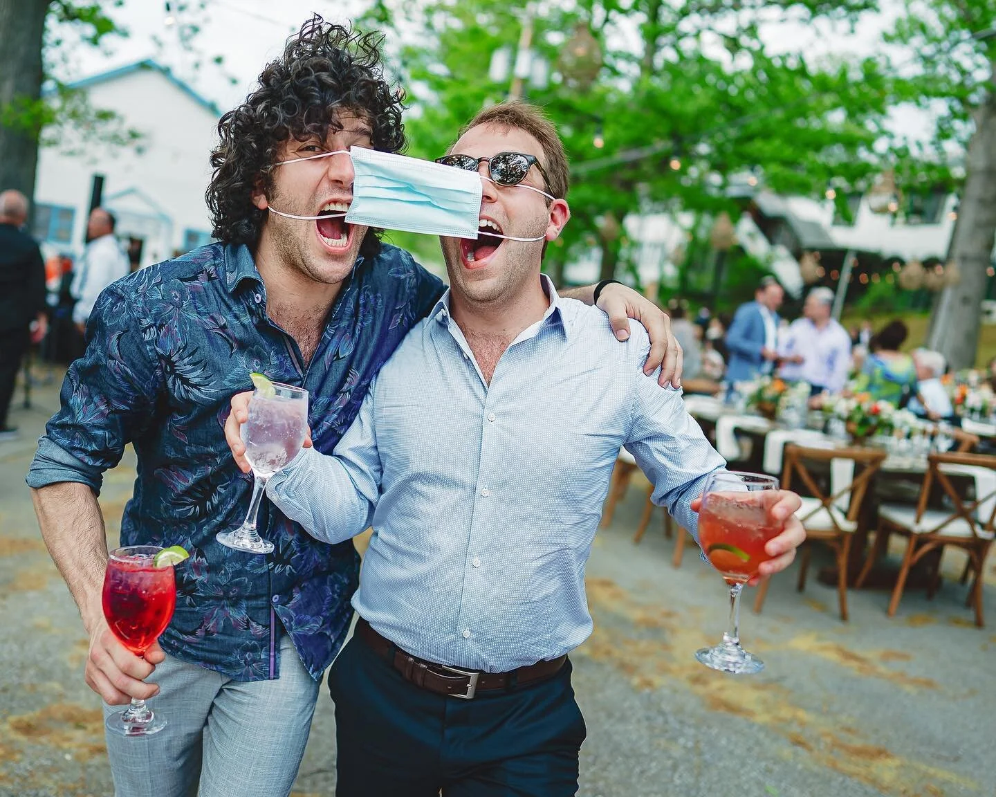 I think this is the most 2021 photo we&rsquo;ve taken. It shows where we&rsquo;ve all come from and where we&rsquo;re heading.

We know that there is tremendous privilege living in a place where the vast majority of wedding guests are vaccinated. We 