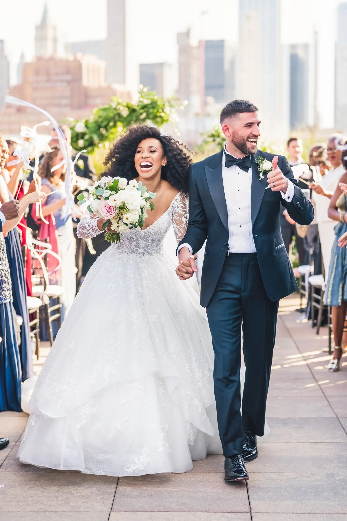 Tribeca Rooftop wedding: Salisha and Andrew