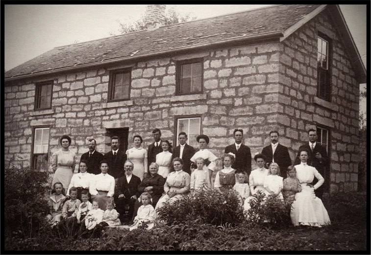 Wabaunsee County, Kansas, Circa 1912. Image includes my grandfather, Milton Feiden, his father, and his grandfather.