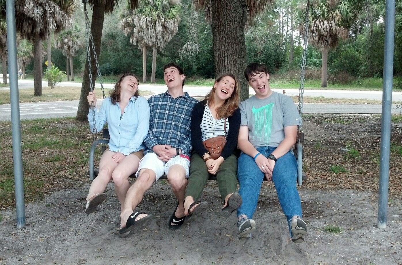 Daniel (second from the left) with the rest of the Sparkman kids.