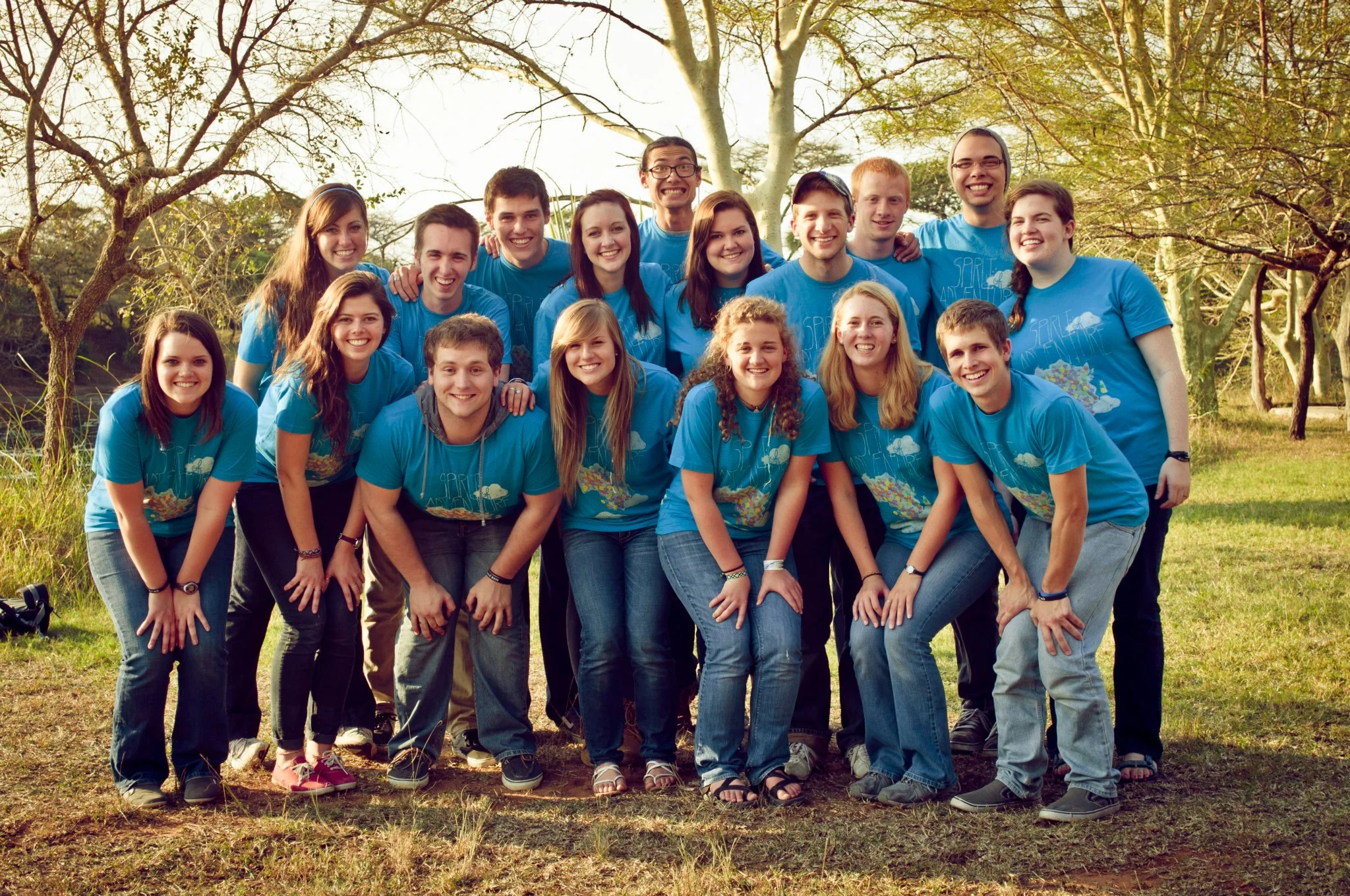 Hilary (second from the left) with the rest of the 2012 Internship team.