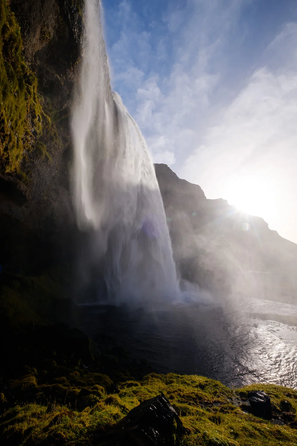 Backlit Seljalandsfoss