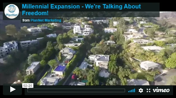 CHECK OUT THIS NEW VIDEO -  MILLENNIAL EXPANSION!