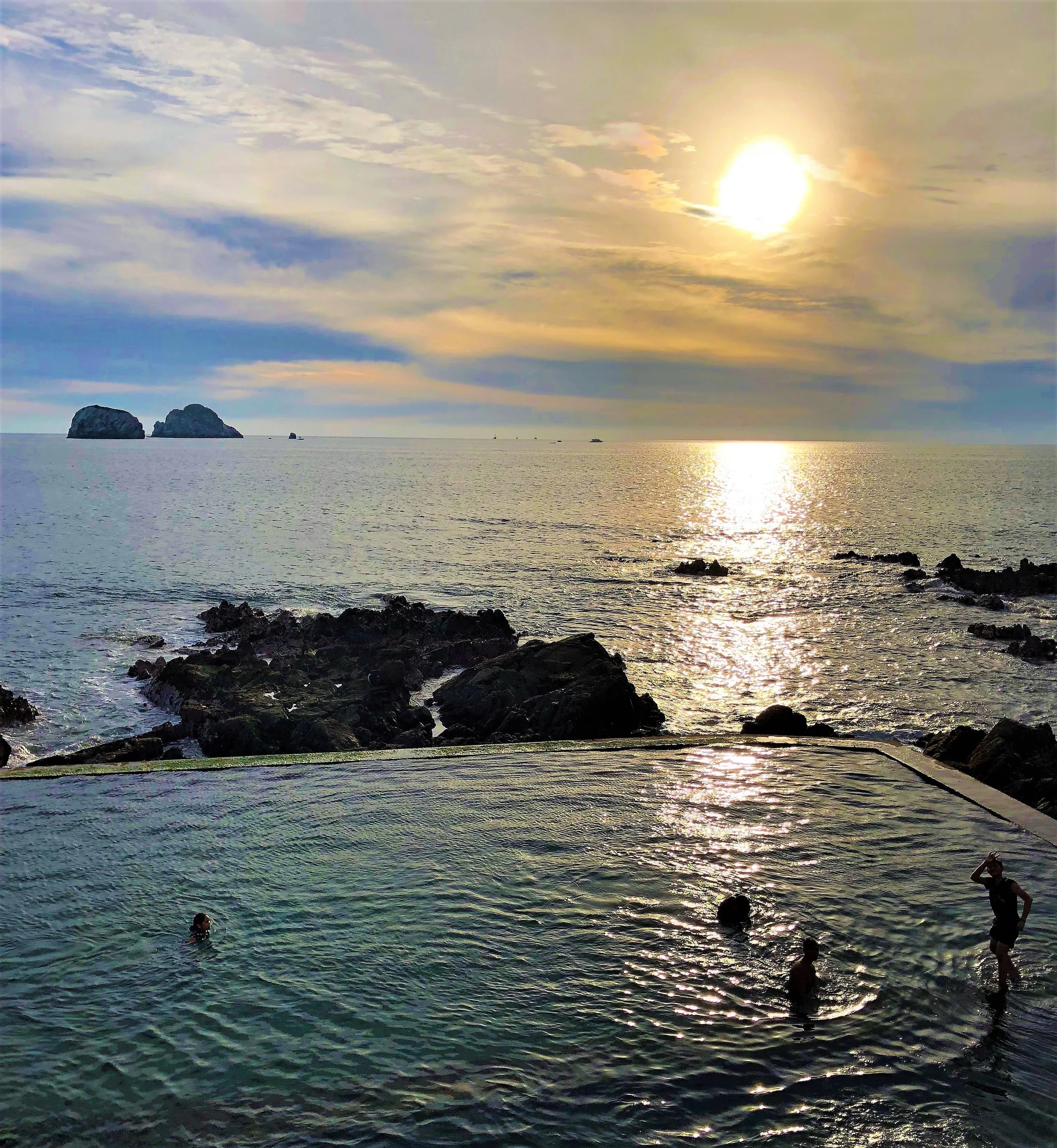 Sea water pool at sunset Mazatlan Old City.JPG