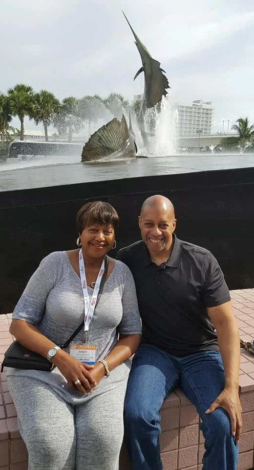 Enjoying scenery at CLIA Convention.jpg