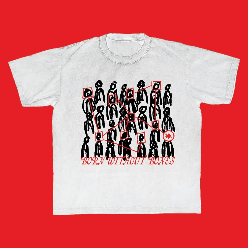 WEB TEE ON WHITE