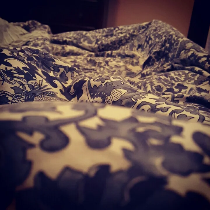 lying in bed