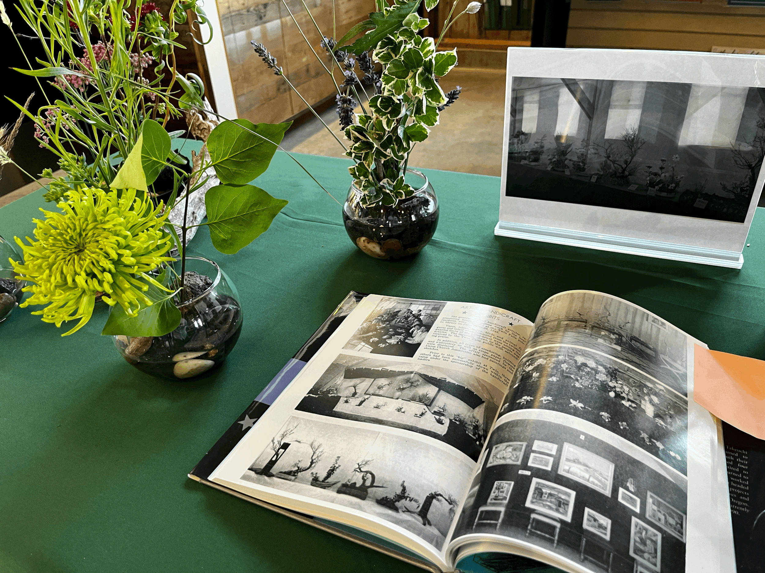 Ikebana Flower Arranging at Minidoka NHS