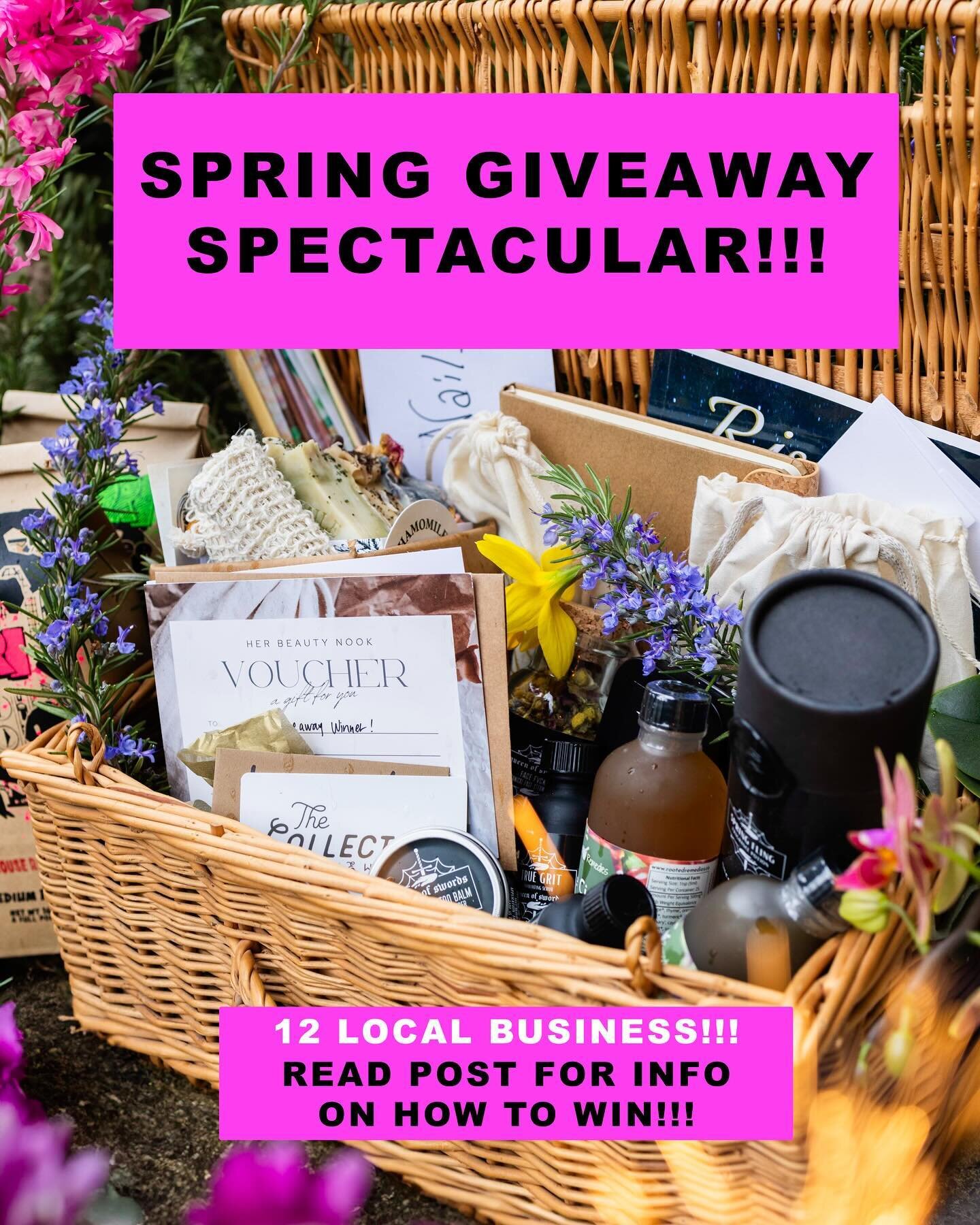 🌸✨ Join Our Spring Giveaway Spectacular! ✨🌸
Are you ready to welcome Spring with a bang? 🎉 We&rsquo;re thrilled to announce our Spring Giveaway SPECTACULAR, packed with goodies from TWELVE amazing local EUGENE businesses! 🌷We have decided this wa