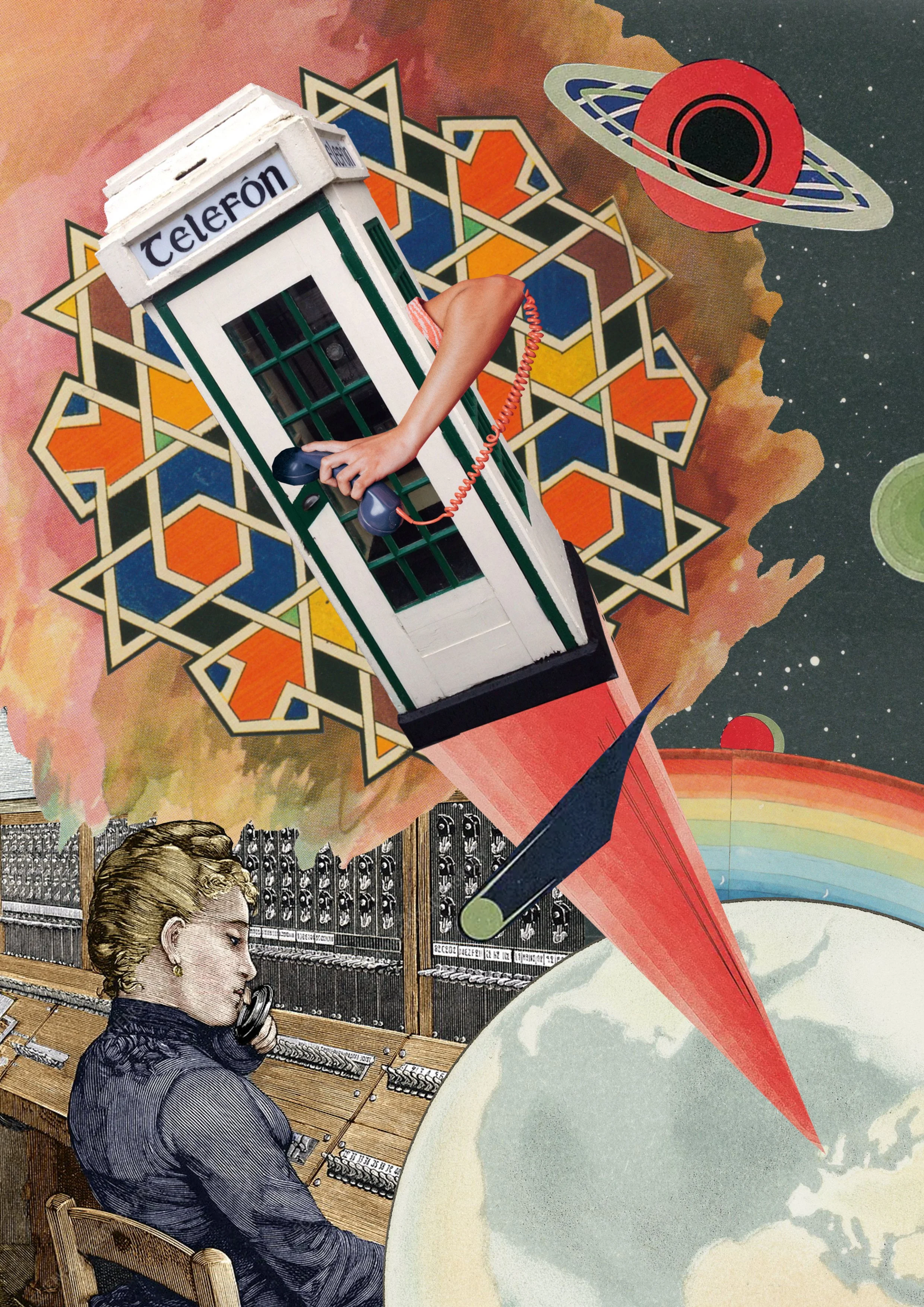 7. Long Distance Call (2022) - Digital Collage - Anthony D Kelly .jpeg