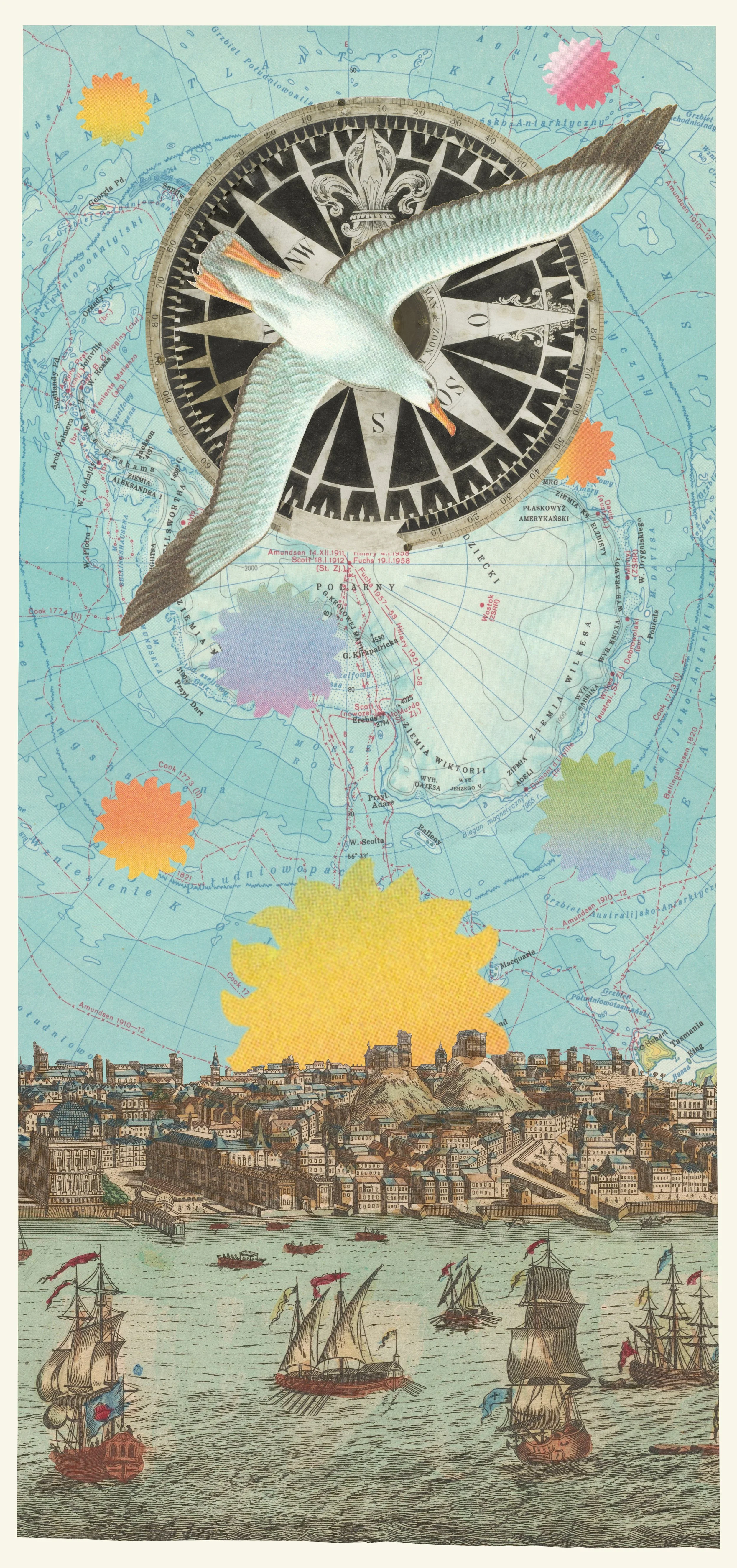 Navigation in Turbulent Times (2023) - Digital Collage - Anthony D Kelly .jpeg