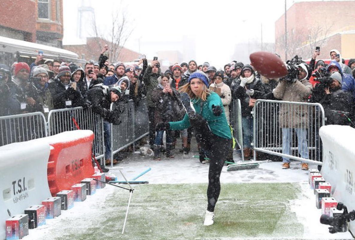 Here’s What It’s Really Like Attempting a 43-Yard Field Goal (in the Snow!)