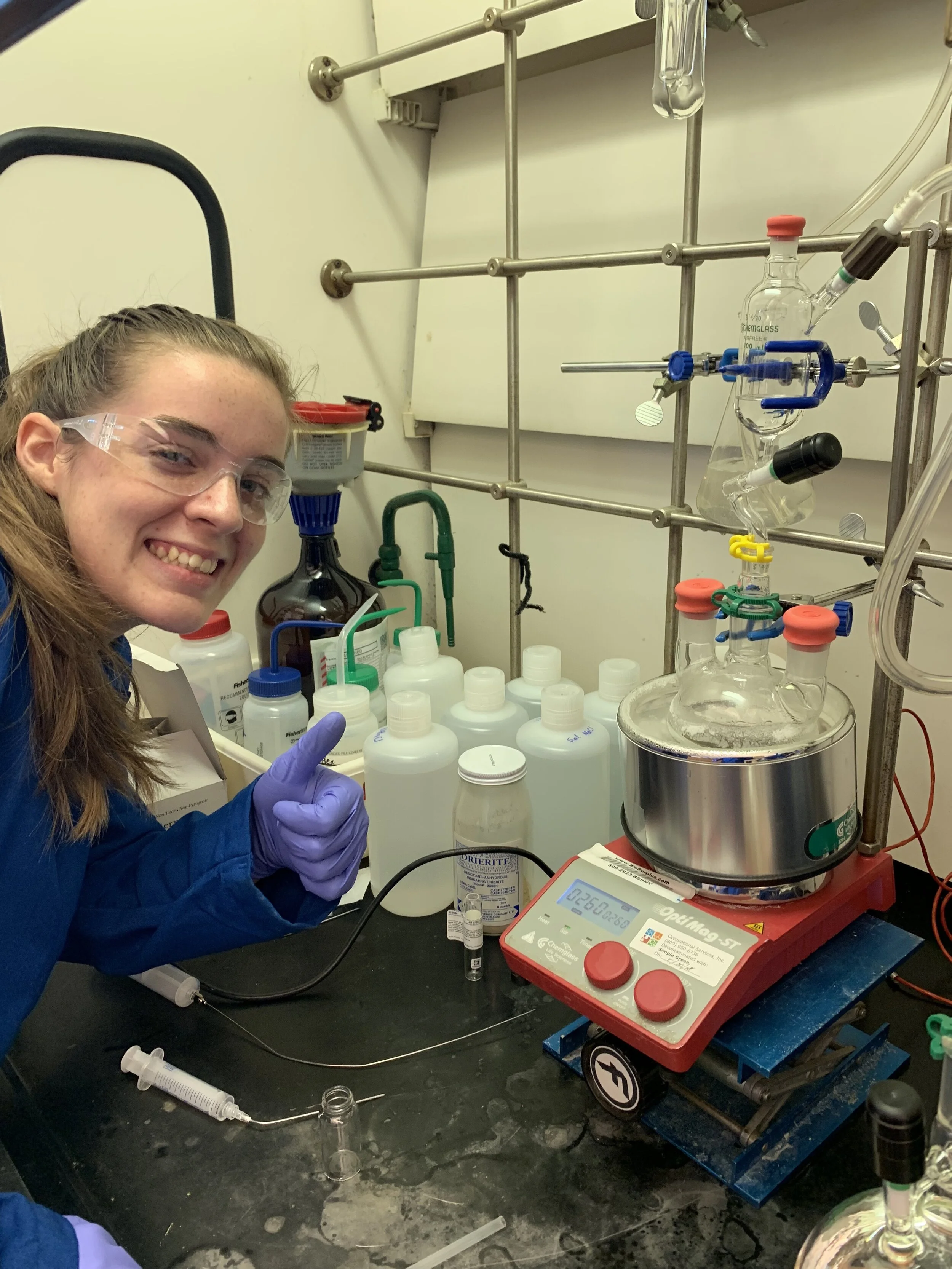 Molly's first reaction: reductive chlorogermane coupling with lithium