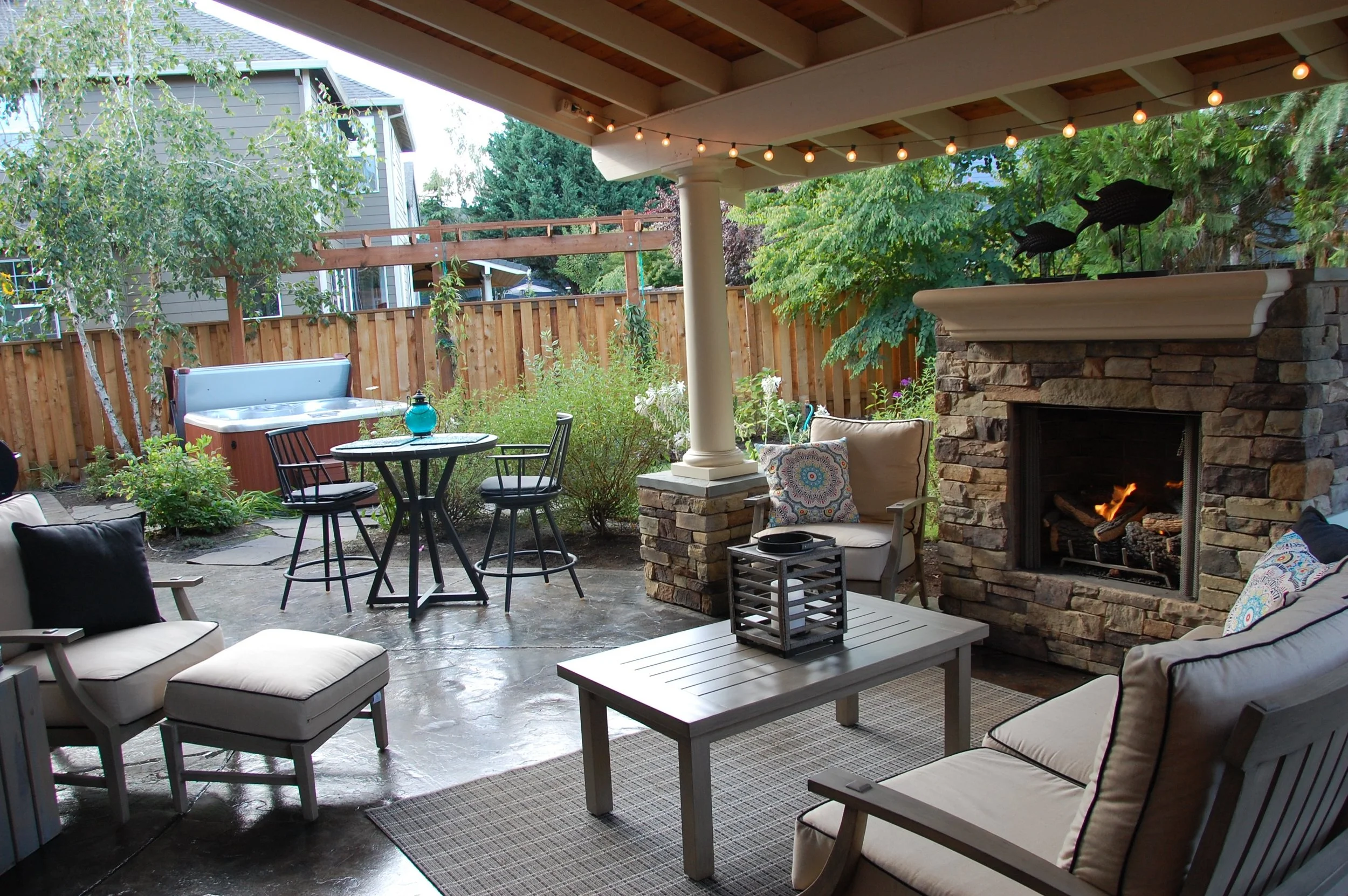 An Outdoor Living Space and Moving Towards a Dream