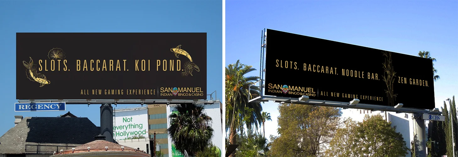 OOH Billboard that were placed all over LA