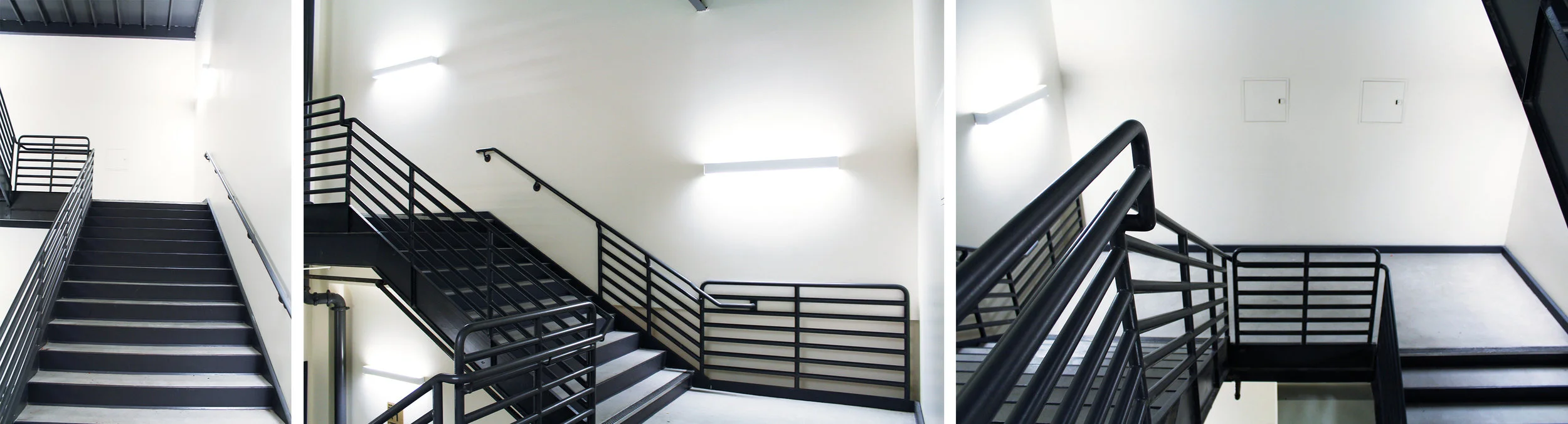 Photos of the Ronal Tutor Campus Center stairs