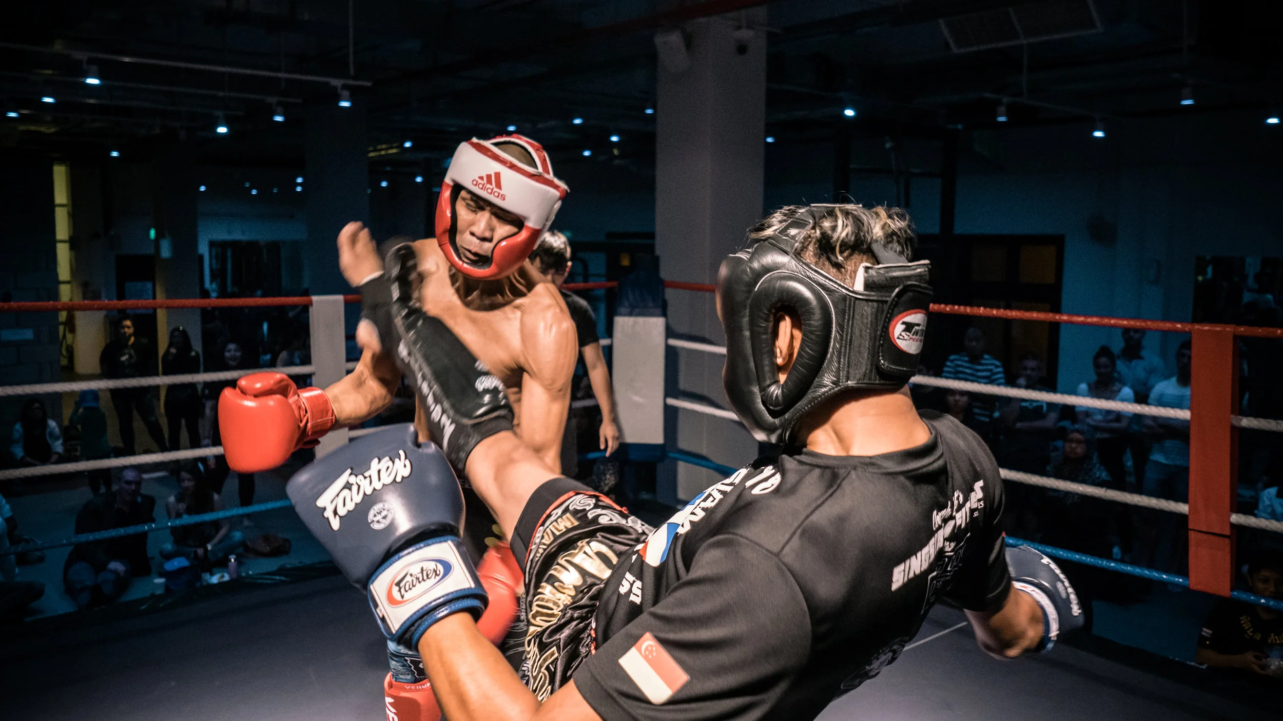 Muay Thai Fight. The ring 01