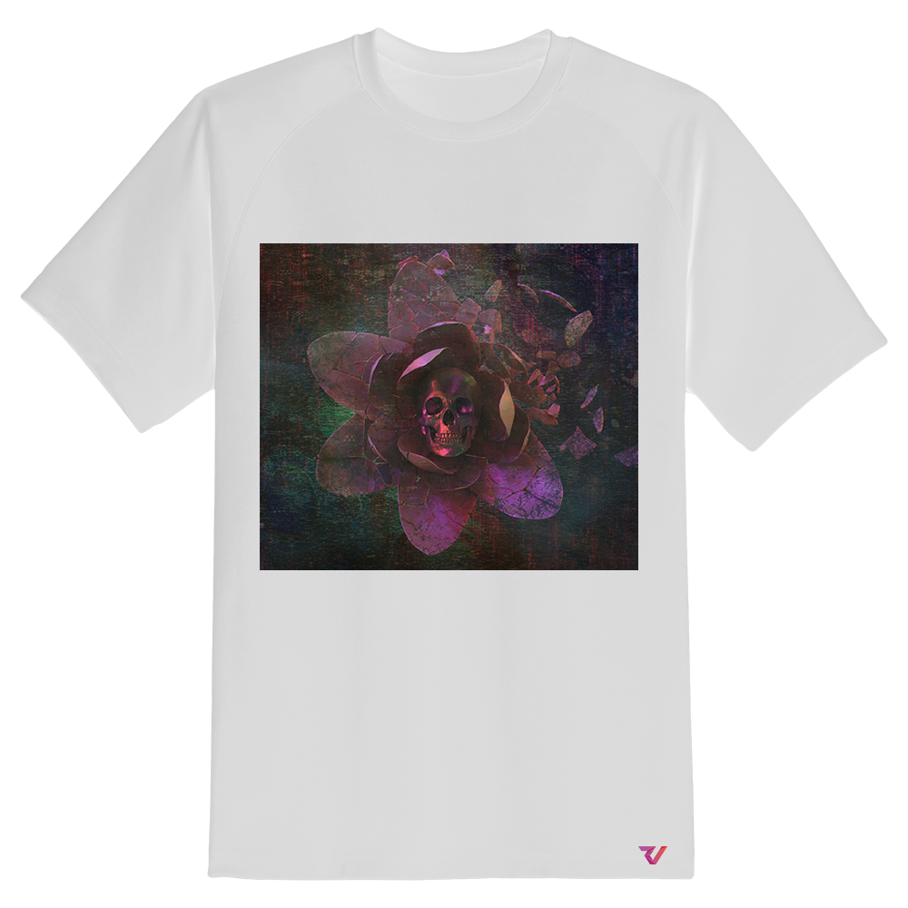 Lotus Skull - White Shirt