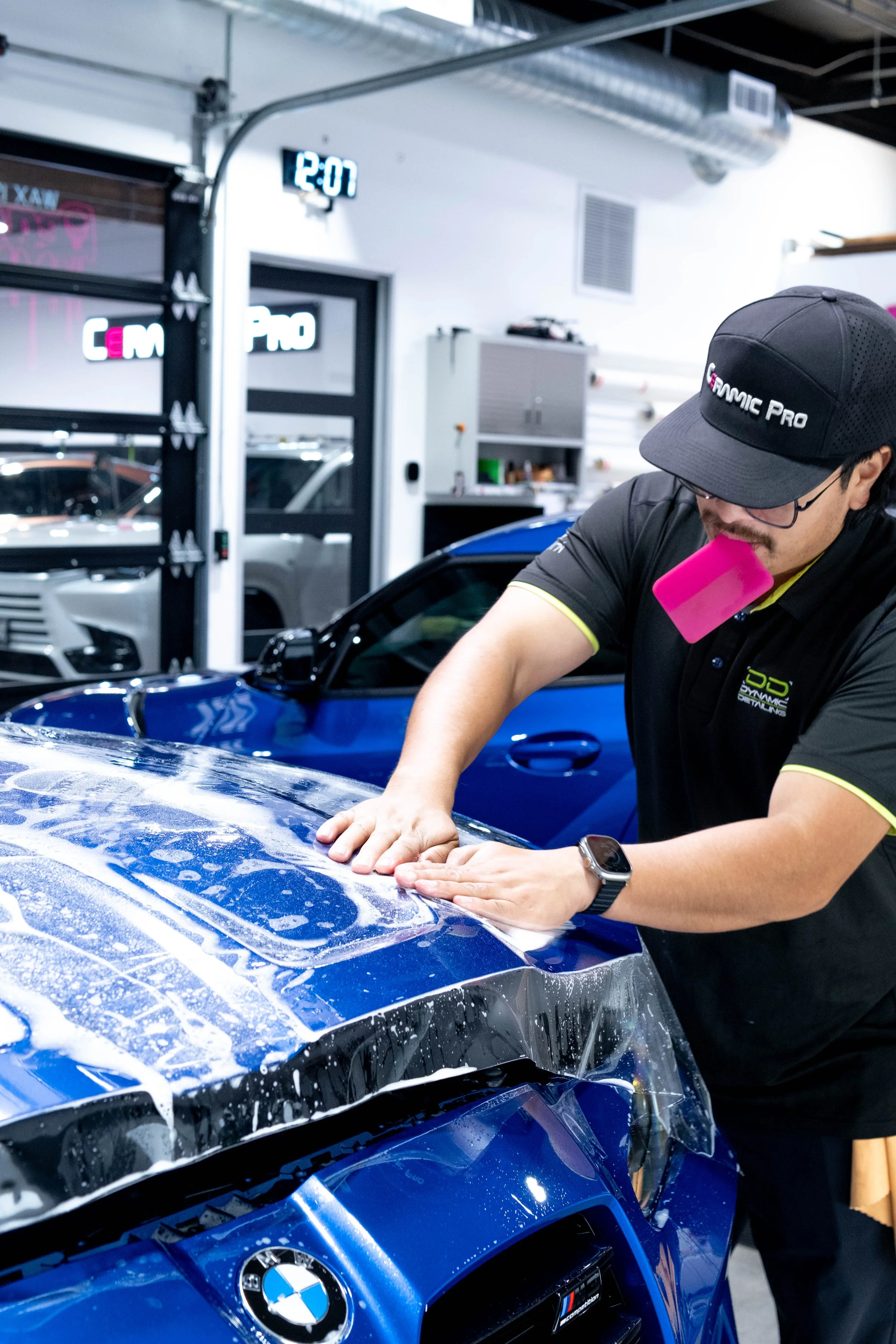 2027 BMW M3 Portimao Blue Gets SunTek Reaction Full-Front PPF