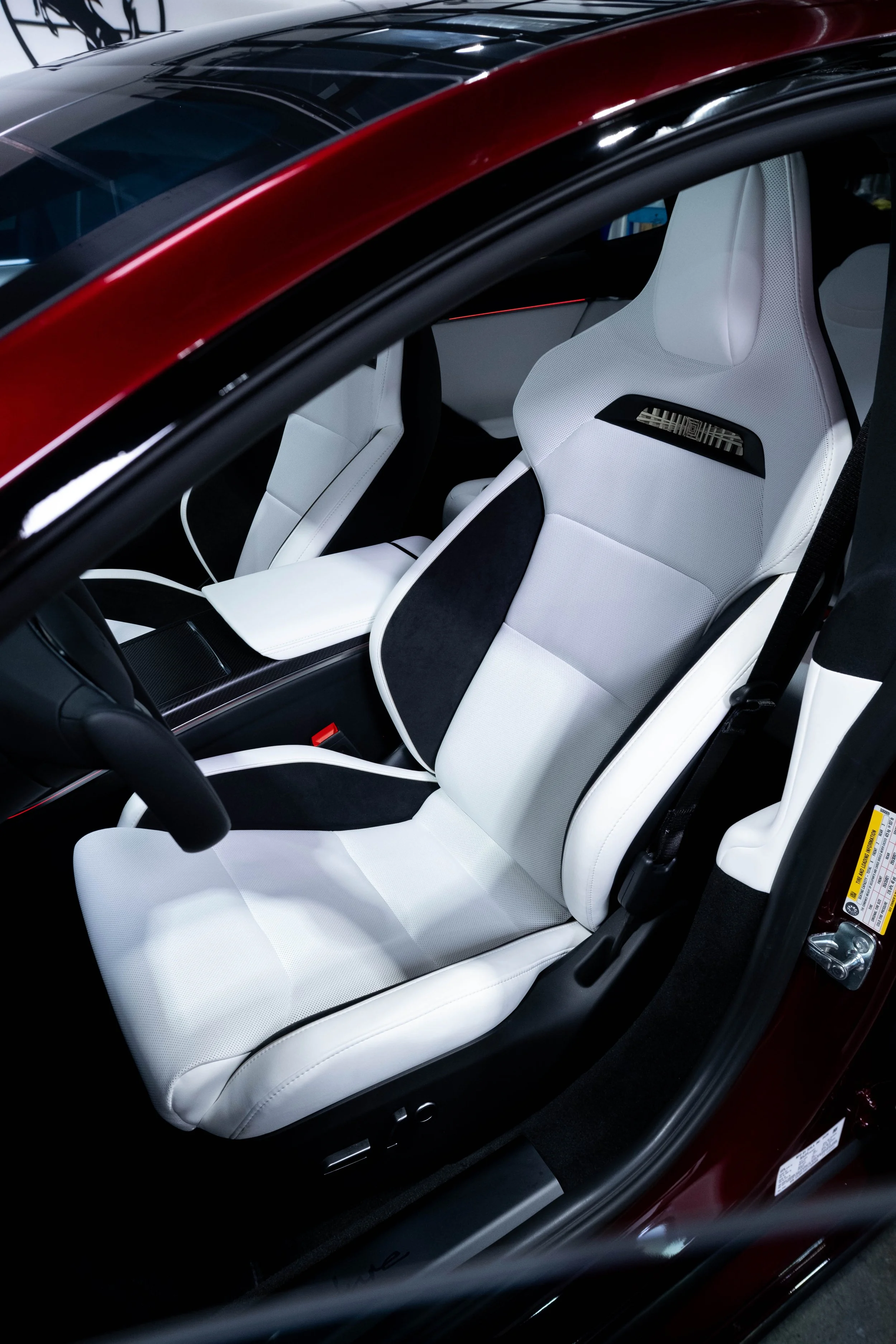 Tesla S PPF Paint Protection Film Ceramic Coating Tint Interior Coating