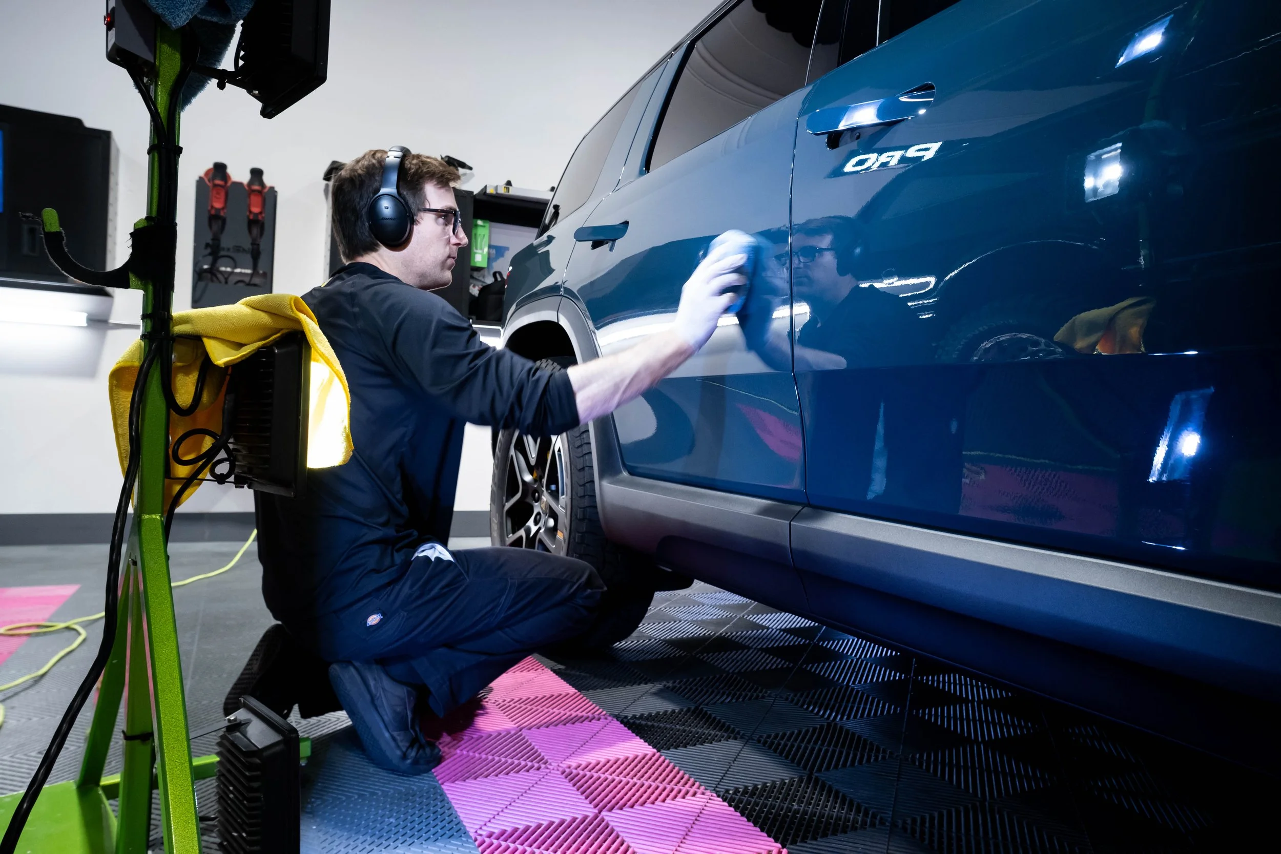 Ceramic Pro Ultimate ION Coating installation on the new 2027 Rivian R2