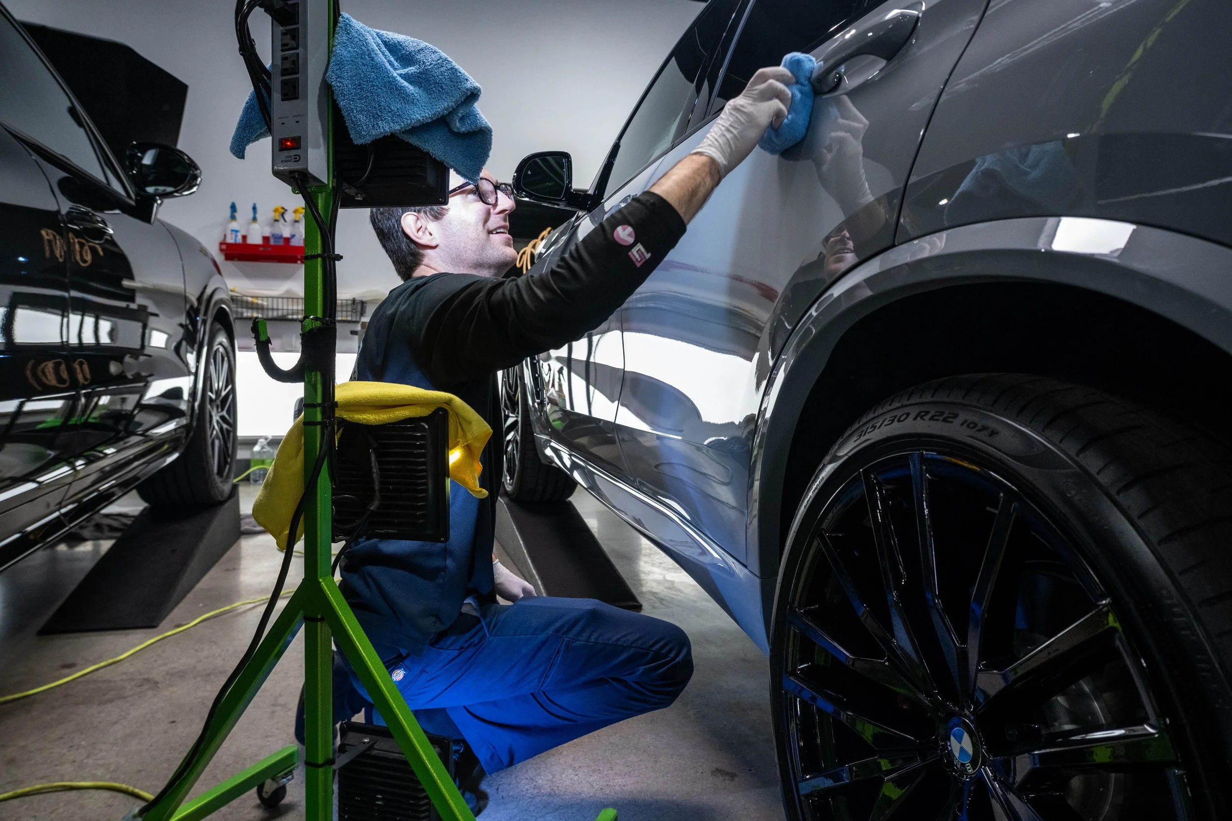 ceramic coating install on bmw x5