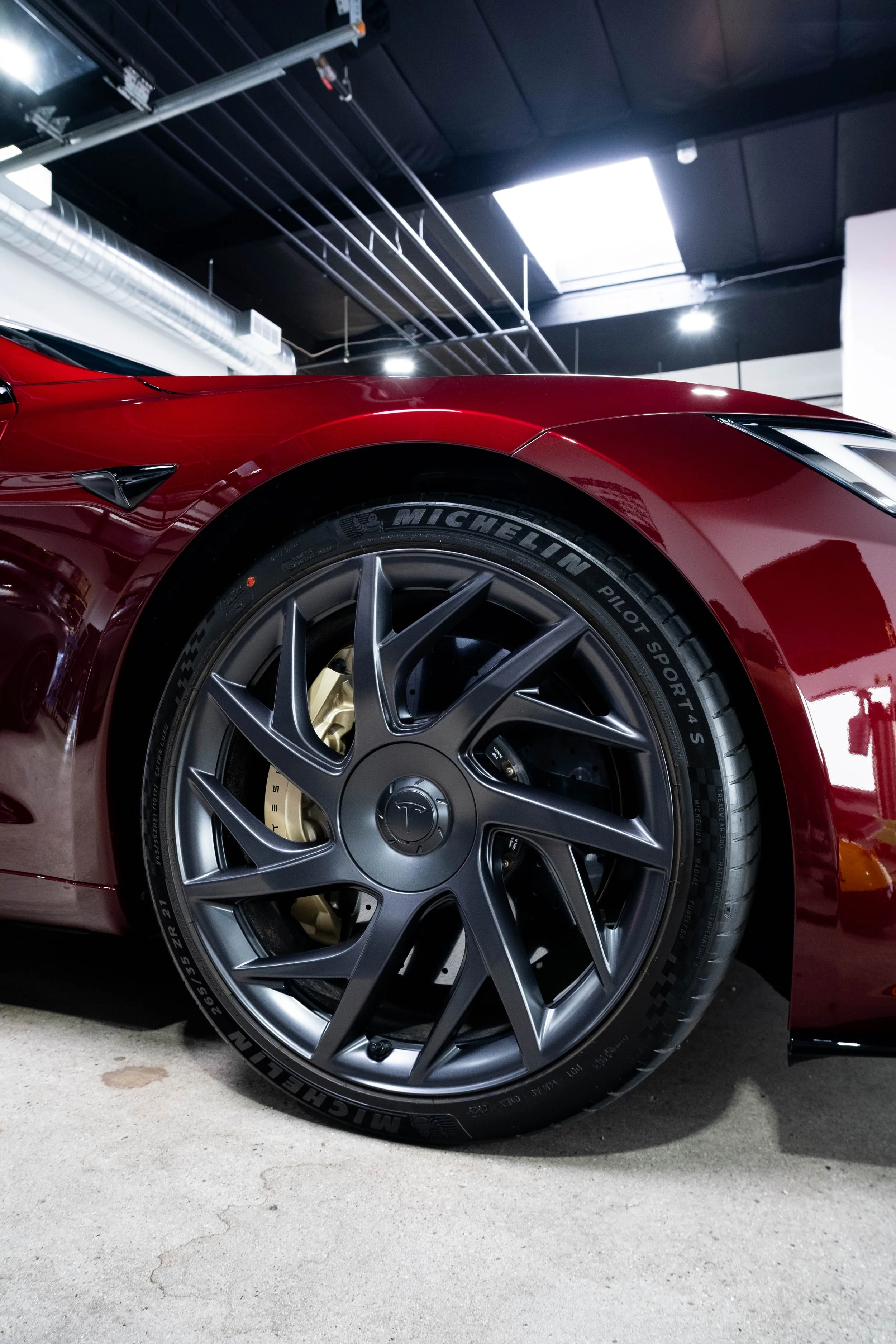 Tesla S PPF Paint Protection Film Ceramic Coating Tint