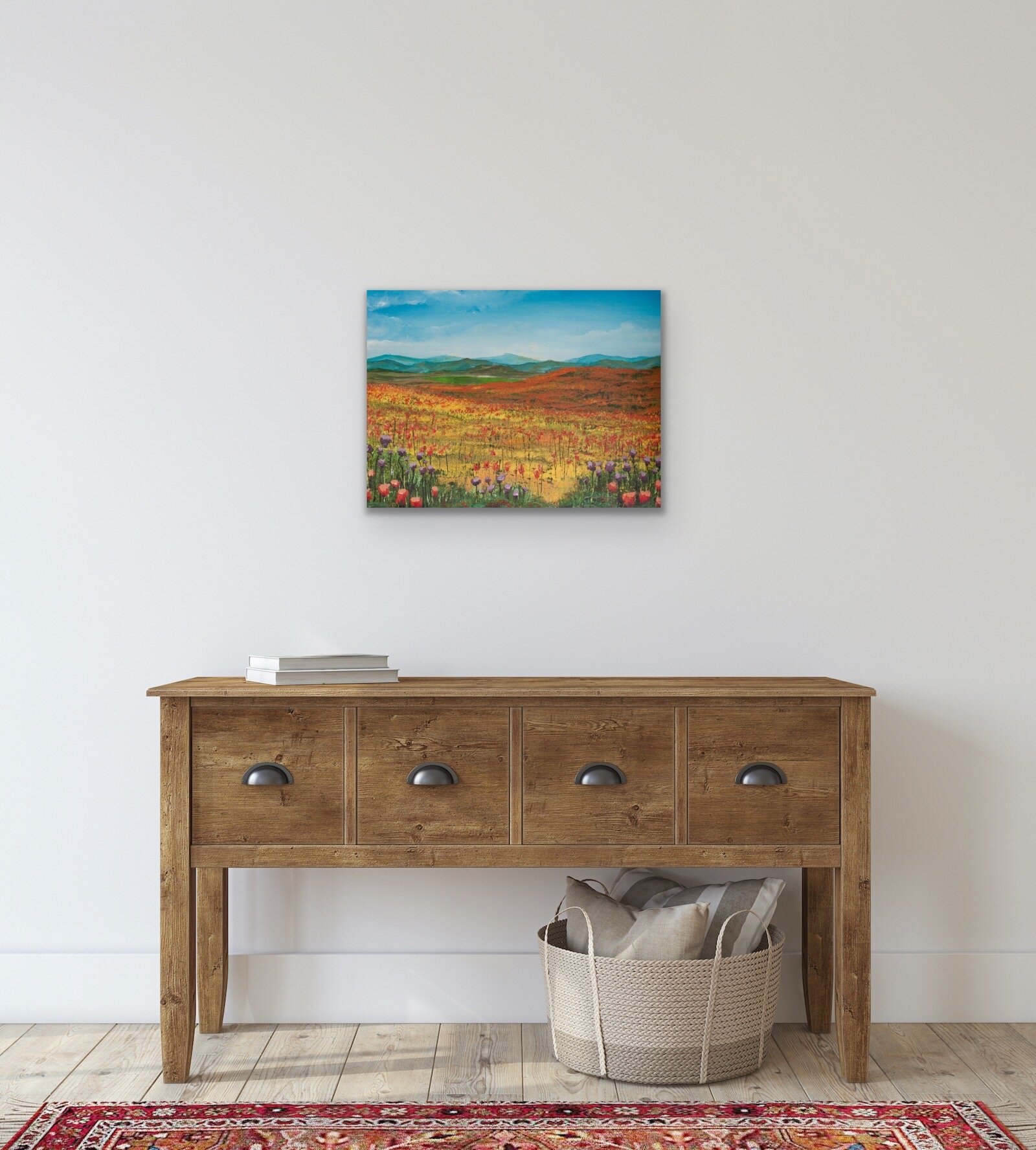 California Landscape - Poppy Bloom - i