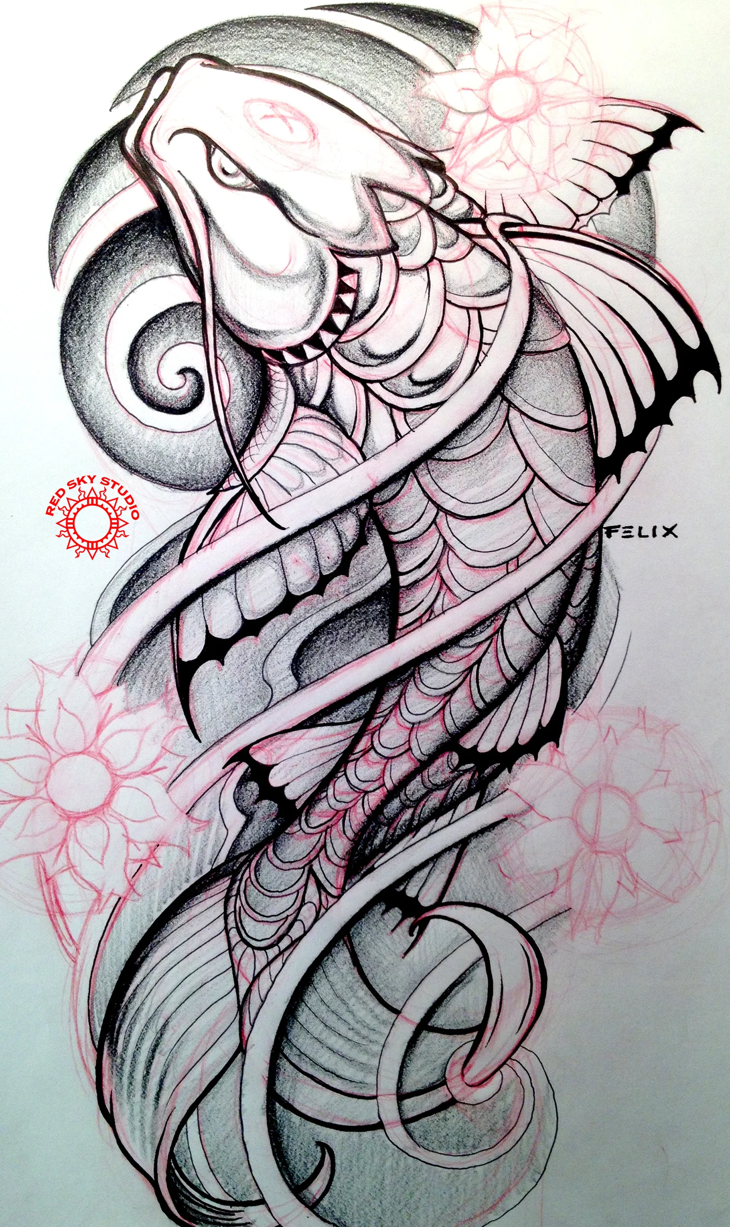 Koi Half-Sleeve.