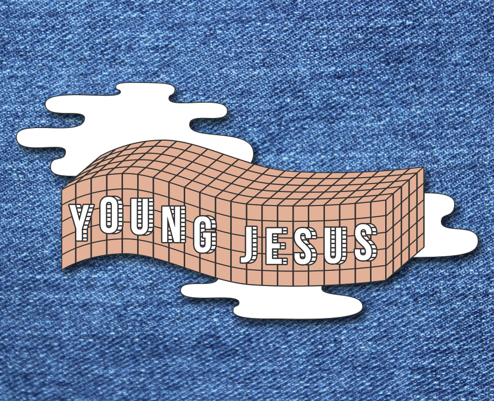 Enamel pin for Young Jesus