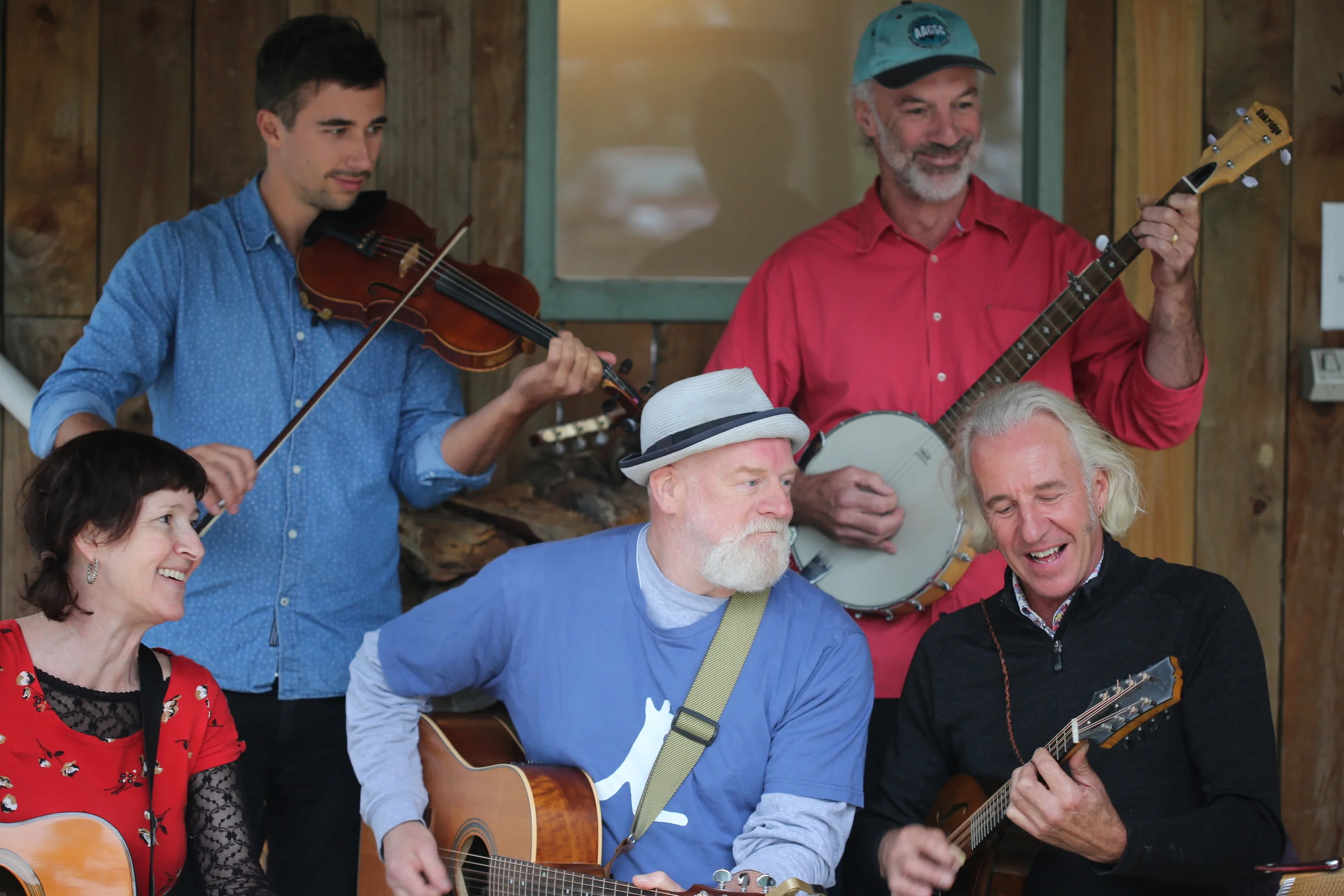  A few members of the Open House Ensemble at the recent Community Music Victoria Camp Grantville 2016 