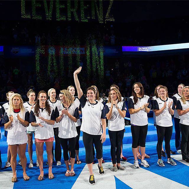 @c.leverenz  announcing the 2012 Women's Olympic Team  #swimtrials12