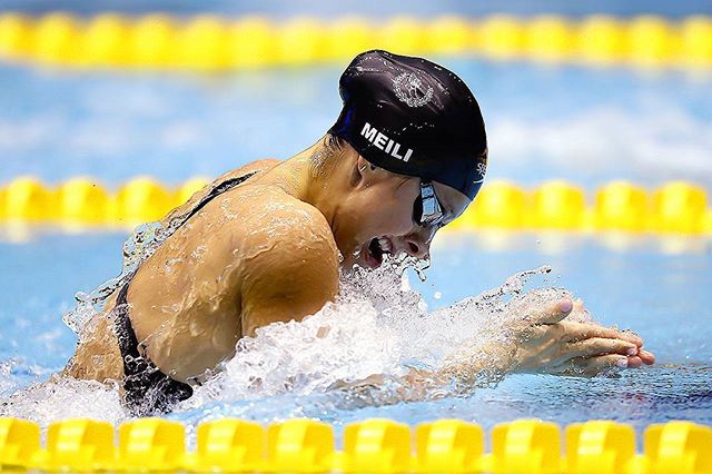 @katiemeili wins silver in the 100m Breaststroke at the #finabudapest2017  World Championships (picture from #Phillips66Nats ) pc: @melissalundie  #swimpictures