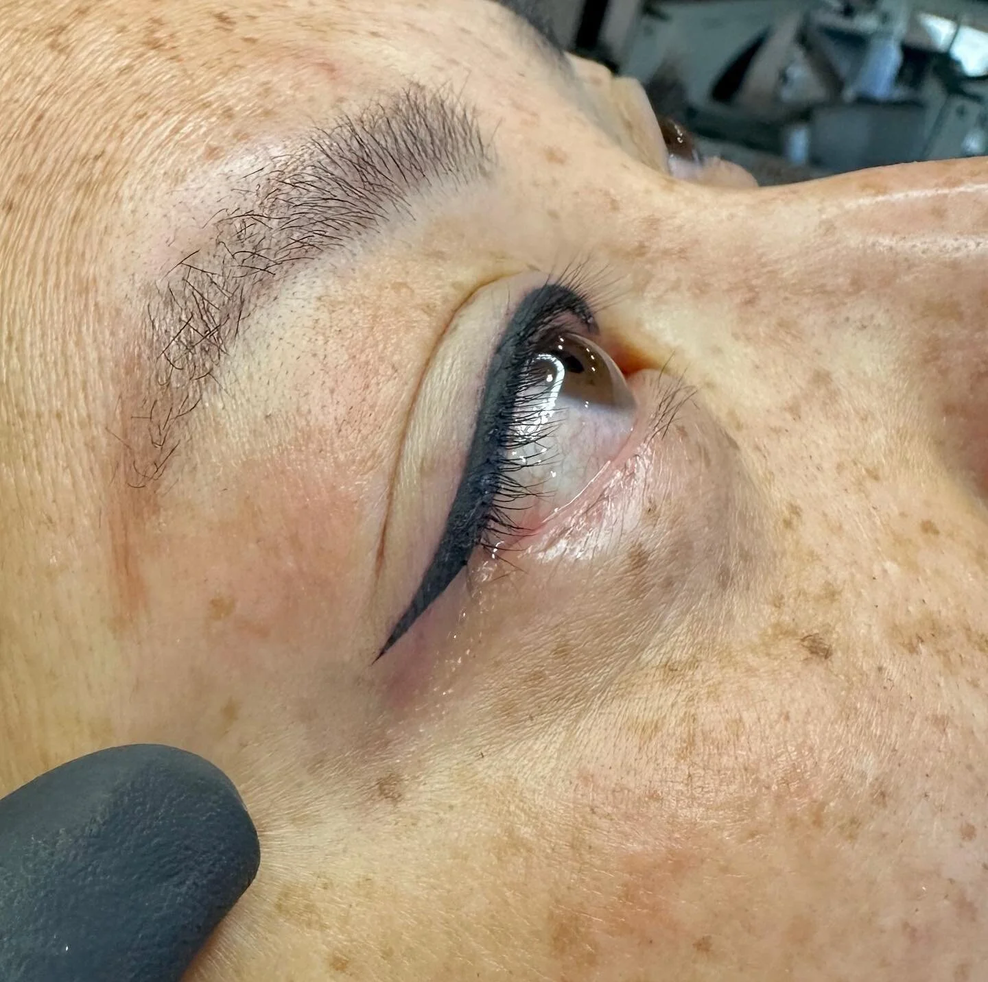 Winged liner 2 year refresh for @jetnat today🫶🏼