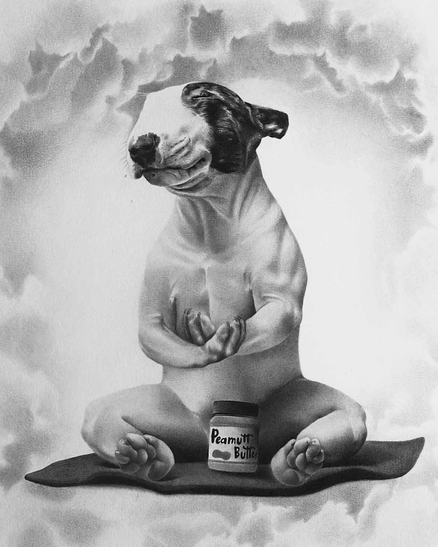 A3 prints available THIS WEEKEND @thedogloversfestival 🐾🙏🏼 Been working on this grey lead pencil drawing for about a month now when I have snippets of free time. Come see all the doggos and visit me at booth E-558 🫶🏼