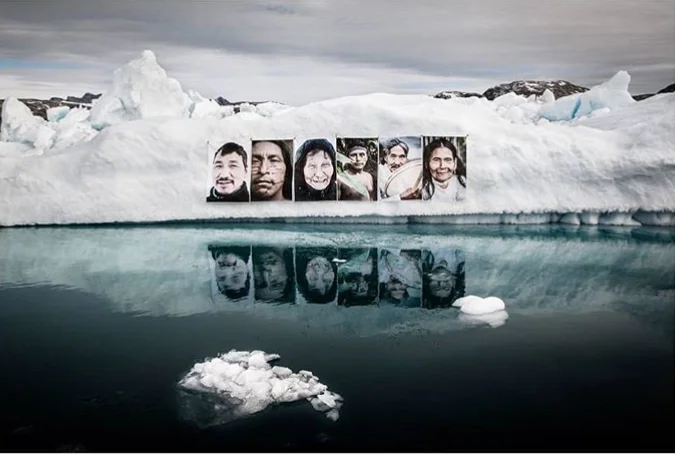 Barbara Dombrowski - Tropic Ice: A Visual Dialogue Between Places Affected by Climate Change (see more about the project on: http://www.tropic-ice.com)