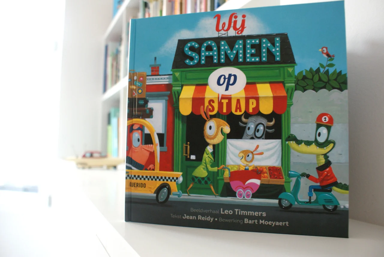 WIJ SAMEN OP STAP
I’m so proud of this beautiful translation/adaptation by Bart Moeyaert of ‘All through my town’! Available in october.