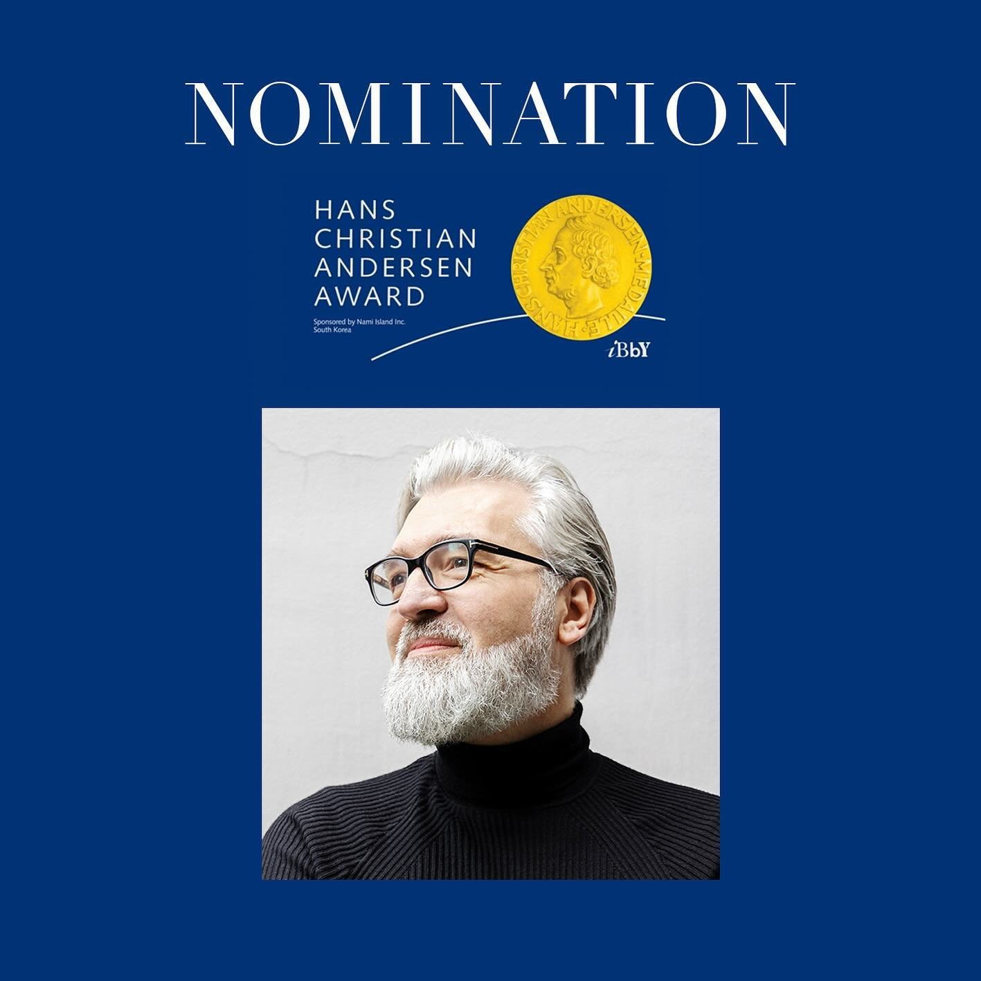 Immensely proud and honoured that IBBY Flanders has nominated me for the Hans Christian Andersen Award 2026!
.
Frequently referred to as the 'Little Nobel Prize,' the Hans Christian Andersen Award is the highest international recognition given to an 