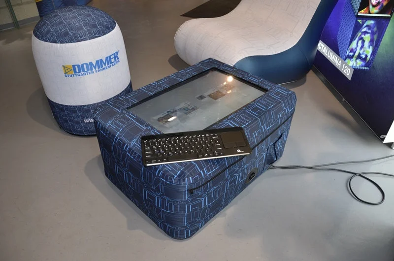 INFLATABLE DIGITAL TABLE Dommer Stuttgarter Fahnenfabrik GmbH, Germany Shortlisted Sticker Download