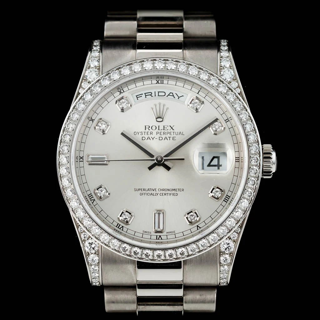 Rolex Day-Date 36 ref 118389 White Gold