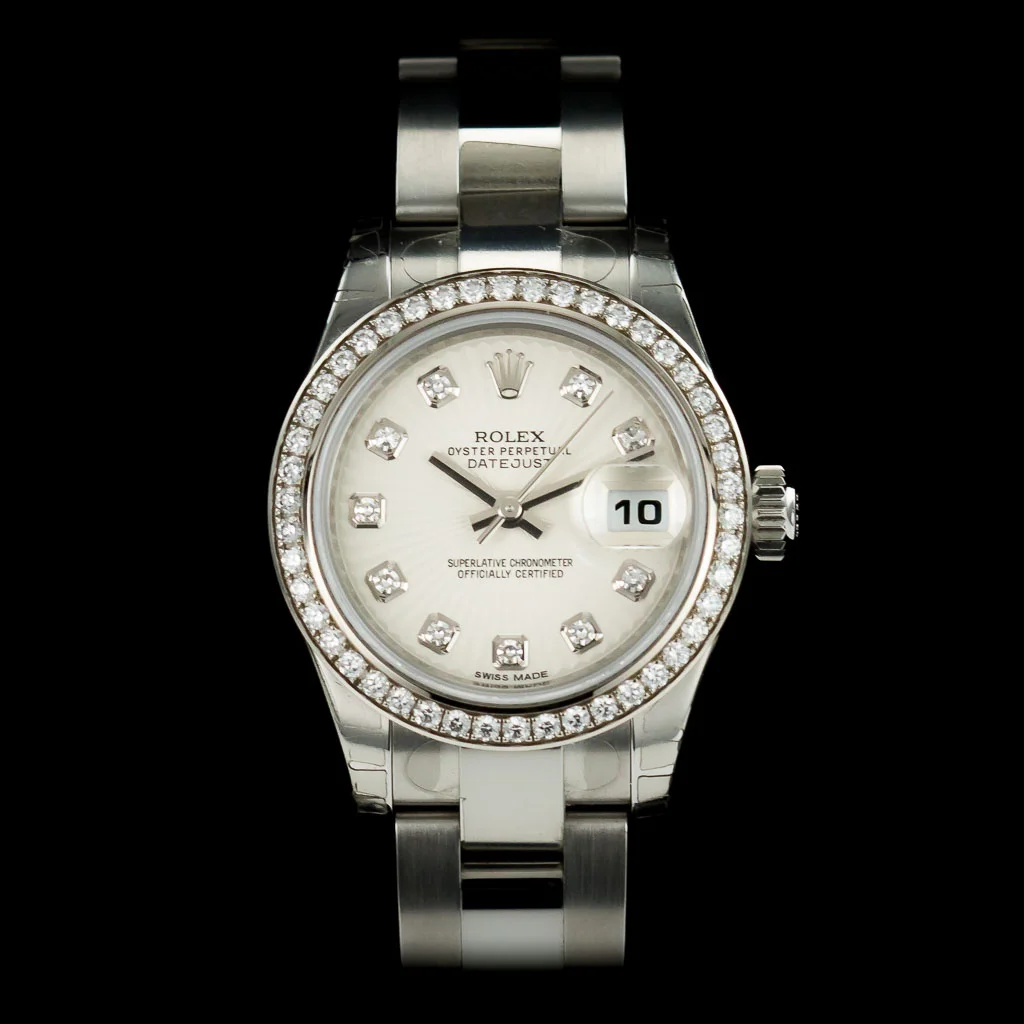 Rolex Datejust 26 ref 179384 Diamond Bezel 