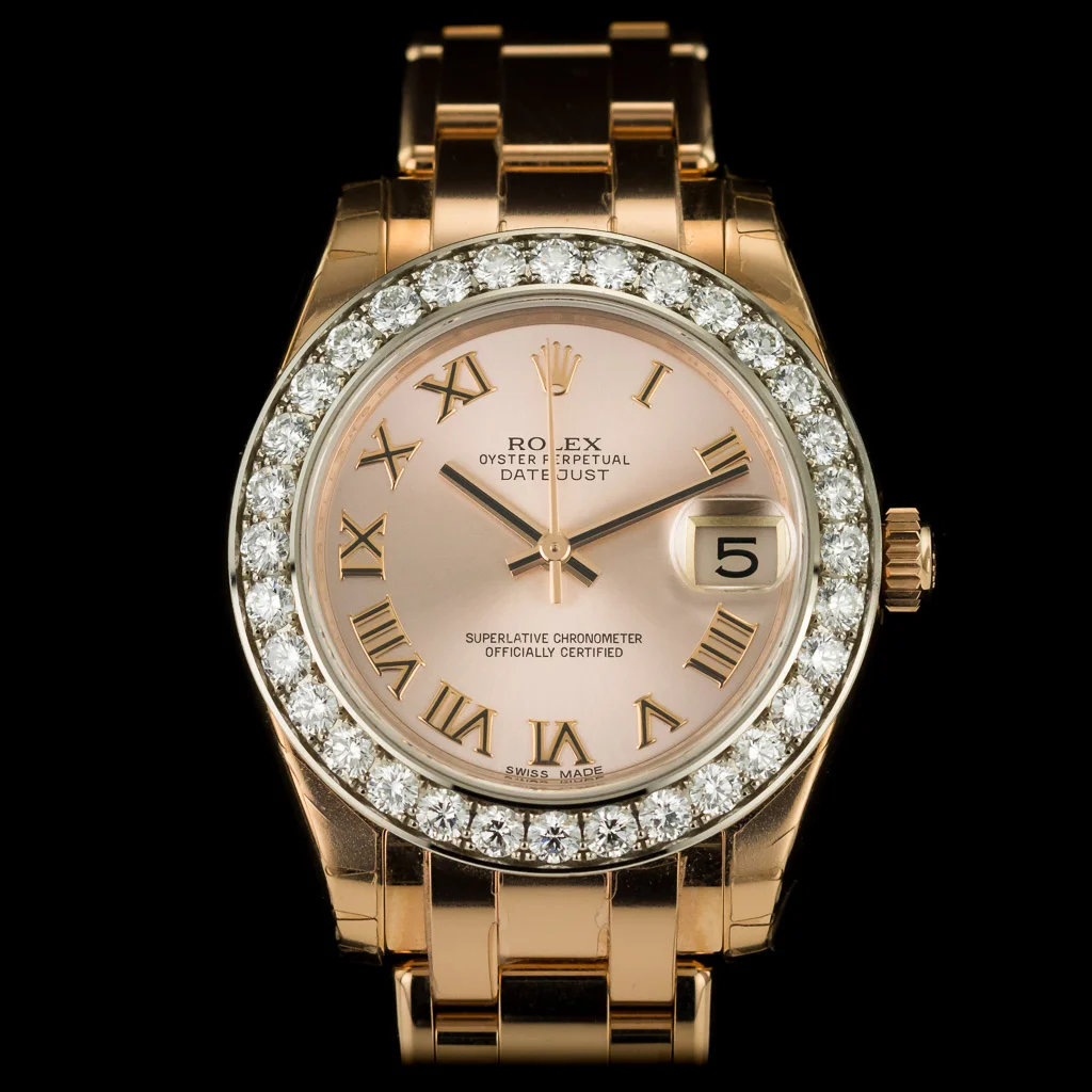 Rolex Pearlmaster 34 ref 81285 Rose Gold