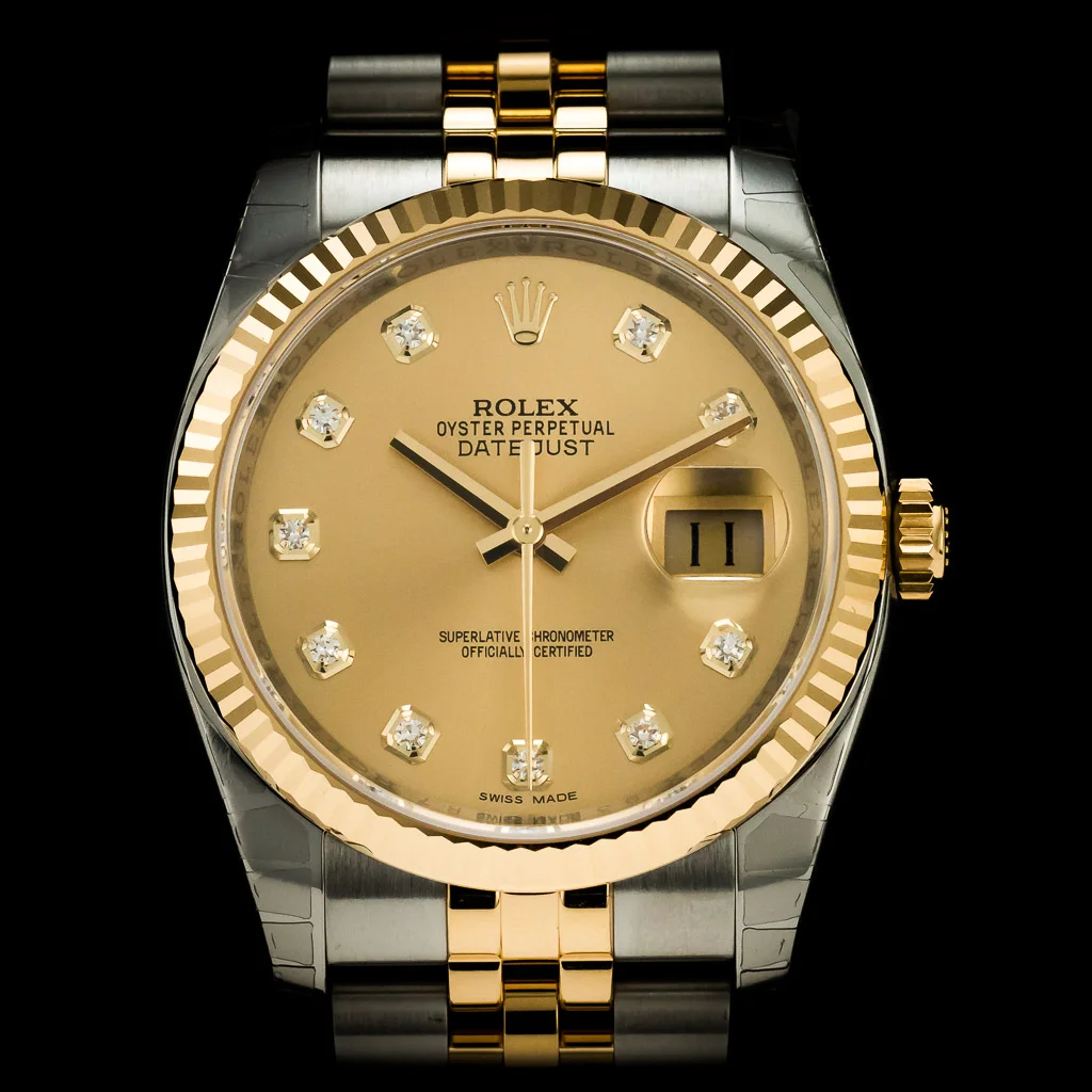 Rolex Datejust 116233, diamond dial, 2013 model, full set 