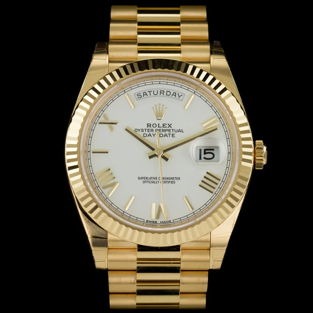 Rolex Day-Date 40 ref 228238 full set Yellow Gold