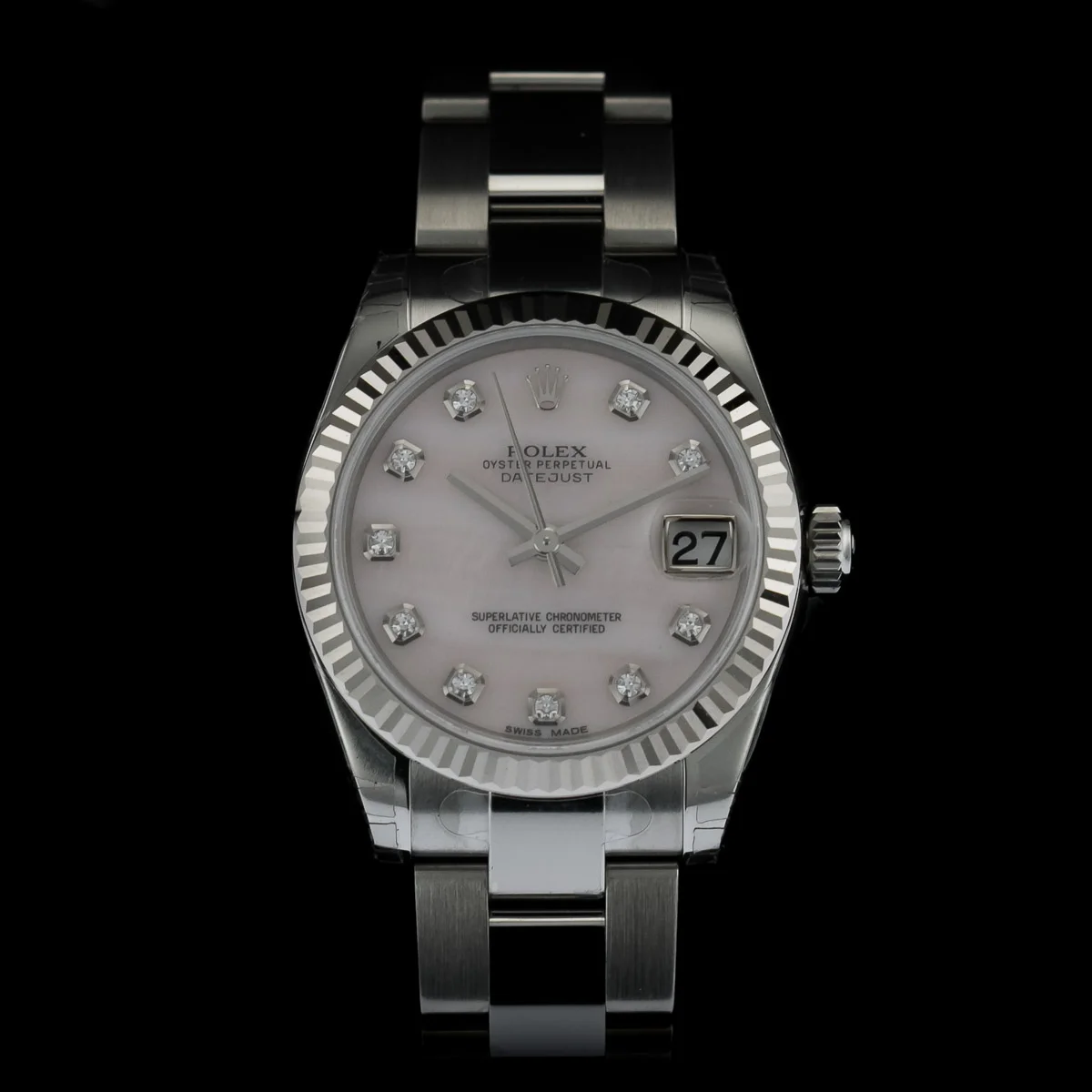 Rolex Datejust 31 ref 178274 Pink Mother of Pearl Diamond UNWORN 2018