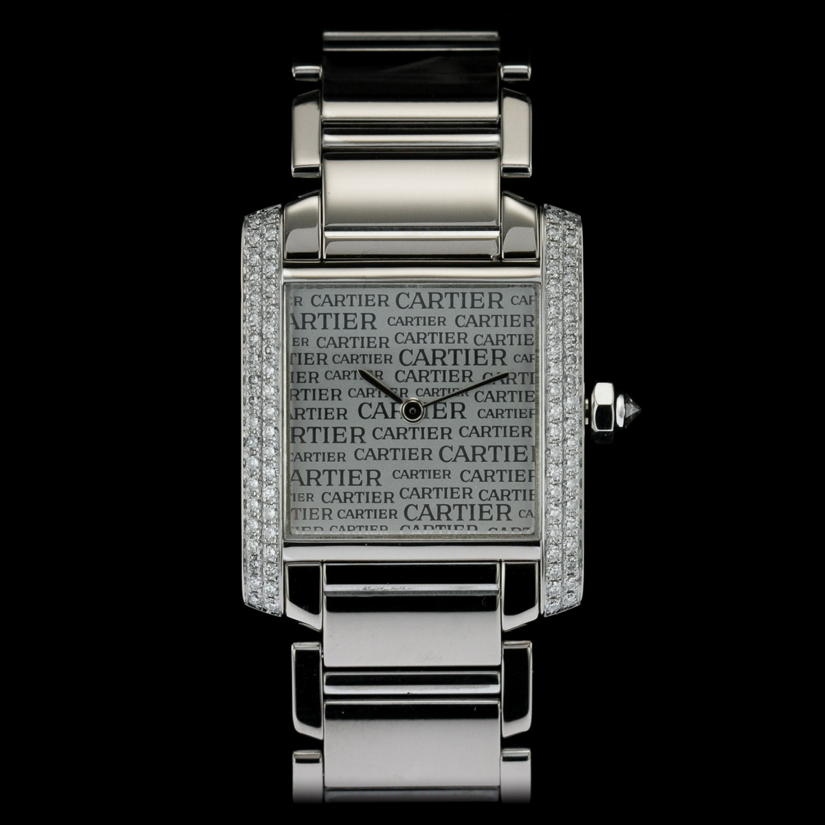cartier tank francaise how to set time