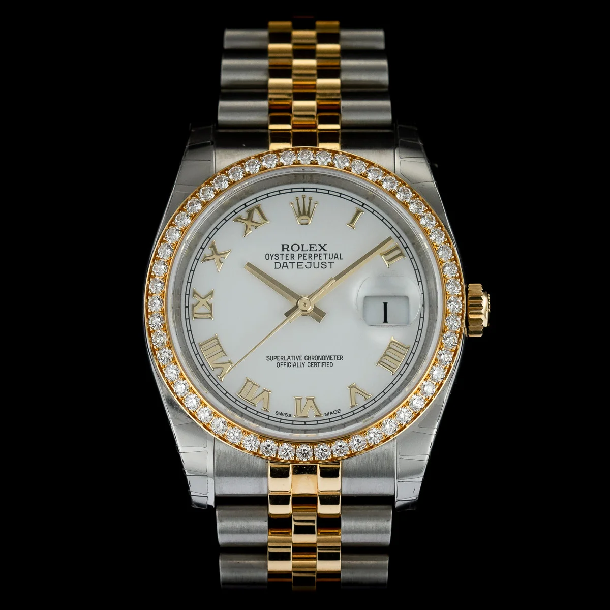 Rolex Datejust 36 ref 116243 UNWORN diamond bezel